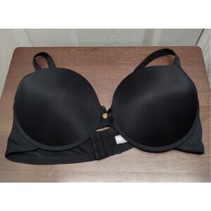 Daisy Fuentes Size 42D Black Padded Underwire Adjustable Straps Basic Bra
